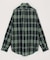 ビッグシルエット マドラスチェック BDシャツ ロングスリーブ