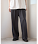 ワイドストレートシルエット ワンタック スラックスパンツ
