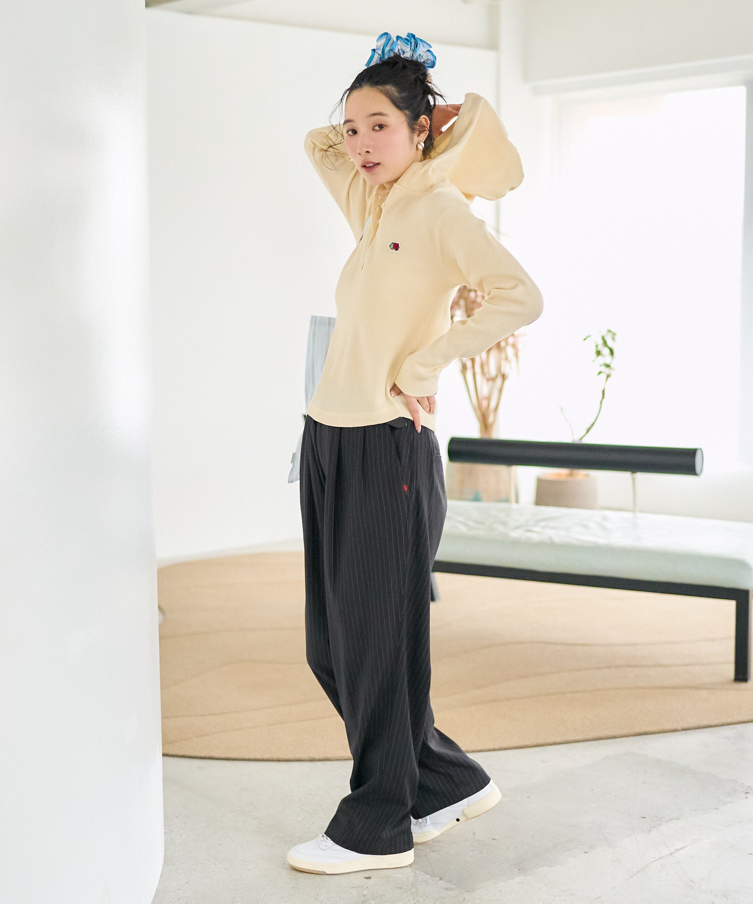 別注 ワッフルヘンリーパーカー