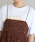 インド ラメドット刺繍 バックオープンキャミソール＜セットアップ対応＞