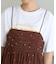 インド ラメドット刺繍 バックオープンキャミソール＜セットアップ対応＞