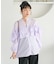 インドボイル フリルロングスリーブブラウス