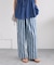 インド ストライププリント イージーパンツ