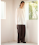 SUPER MERINO WOOL×INKEEP クルーネック ロングスリーブTシャツ