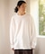 SUPER MERINO WOOL×INKEEP クルーネック ロングスリーブTシャツ