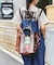 別注 ジャガードテープ フリル クリア トートバッグ