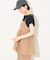 接触冷感/UV LINEN TOUCH ビスチェ パンツ セットアップ