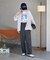 FIT MAGIC  マーベルト スラックスパンツ
