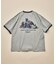 別注 シューズ バックプリント クルーネックTシャツ
