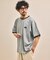 別注 シューズ バックプリント クルーネックTシャツ