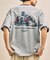 別注 シューズ バックプリント クルーネックTシャツ