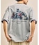 別注 シューズ バックプリント クルーネックTシャツ