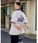 別注 シューズ バックプリント クルーネックTシャツ