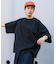 ビッグシルエット ワンポイント クルーネック Tシャツ / ワイドシルエット 【限定展開】