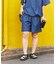 別注 UVカット デニムライク ショーツセットアップ