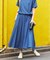 別注 UVカット デニムライク スカートセットアップ