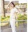 別注 配色メロー リブ半袖Tシャツ