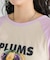 別注 シアー ラグランプリントTシャツ