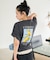 別注 シトロンプリント ビッグTシルエットTシャツ