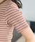 別注 マルチボーダー ヘンリーネックTシャツ