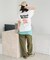 別注 バスケットプリント ビッグシルエットTシャツ