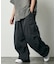 Quick Dry Fabric ワイドシルエット ポリリップクロス カーゴパンツ/UVカット/速乾 【限定展開】