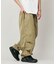 Quick Dry Fabric ワイドシルエット ポリリップクロス ミリタリーサーカスパンツ/UVカット/速乾 【限定展開】