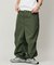 Quick Dry Fabric ワイドシルエット ポリリップクロス ミリタリーサーカスパンツ/UVカット/速乾 【限定展開】
