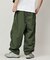Quick Dry Fabric ワイドシルエット ポリリップクロス ミリタリーサーカスパンツ/UVカット/速乾 【限定展開】