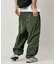 Quick Dry Fabric ワイドシルエット ポリリップクロス ミリタリーサーカスパンツ/UVカット/速乾 【限定展開】