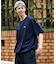 別注 ワンポイントロゴ スピンドル付き クルーネック 半袖Tシャツ 吸水性 接触冷感 リラックスシルエット