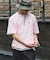 別注 ワンポイントロゴ スピンドル付き クルーネック 半袖Tシャツ 吸水性 接触冷感 リラックスシルエット