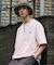 別注 ワンポイントロゴ スピンドル付き クルーネック 半袖Tシャツ 吸水性 接触冷感 リラックスシルエット