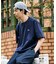 別注 ワンポイントロゴ スピンドル付き クルーネック 半袖Tシャツ 吸水性 接触冷感 リラックスシルエット