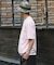 別注 ワンポイントロゴ スピンドル付き クルーネック 半袖Tシャツ 吸水性 接触冷感 リラックスシルエット
