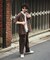 LINEN COTTON EASY SLACKS【セットアップ対応】