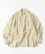 LINEN COTTON OPEN COLLAR SHIRT【セットアップ対応】