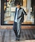 LINEN COTTON OPEN COLLAR SS SHIRT