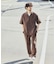 LINEN COTTON OPEN COLLAR SS SHIRT