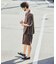 LINEN COTTON OPEN COLLAR SS SHIRT