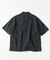 LINEN COTTON OPEN COLLAR SS SHIRT