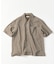 LINEN COTTON OPEN COLLAR SS SHIRT