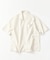 LINEN COTTON OPEN COLLAR SS SHIRT