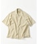LINEN COTTON OPEN COLLAR SS SHIRT