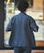 LINEN COTTON OPEN COLLAR SS SHIRT