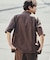 LINEN COTTON OPEN COLLAR SS SHIRT