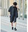 LINEN COTTON OPEN COLLAR SS SHIRT