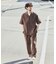 LINEN COTTON OPEN COLLAR SS SHIRT