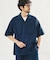 LINEN COTTON OPEN COLLAR SS SHIRT