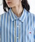 別注 マルチストライプ半袖ショートシャツ